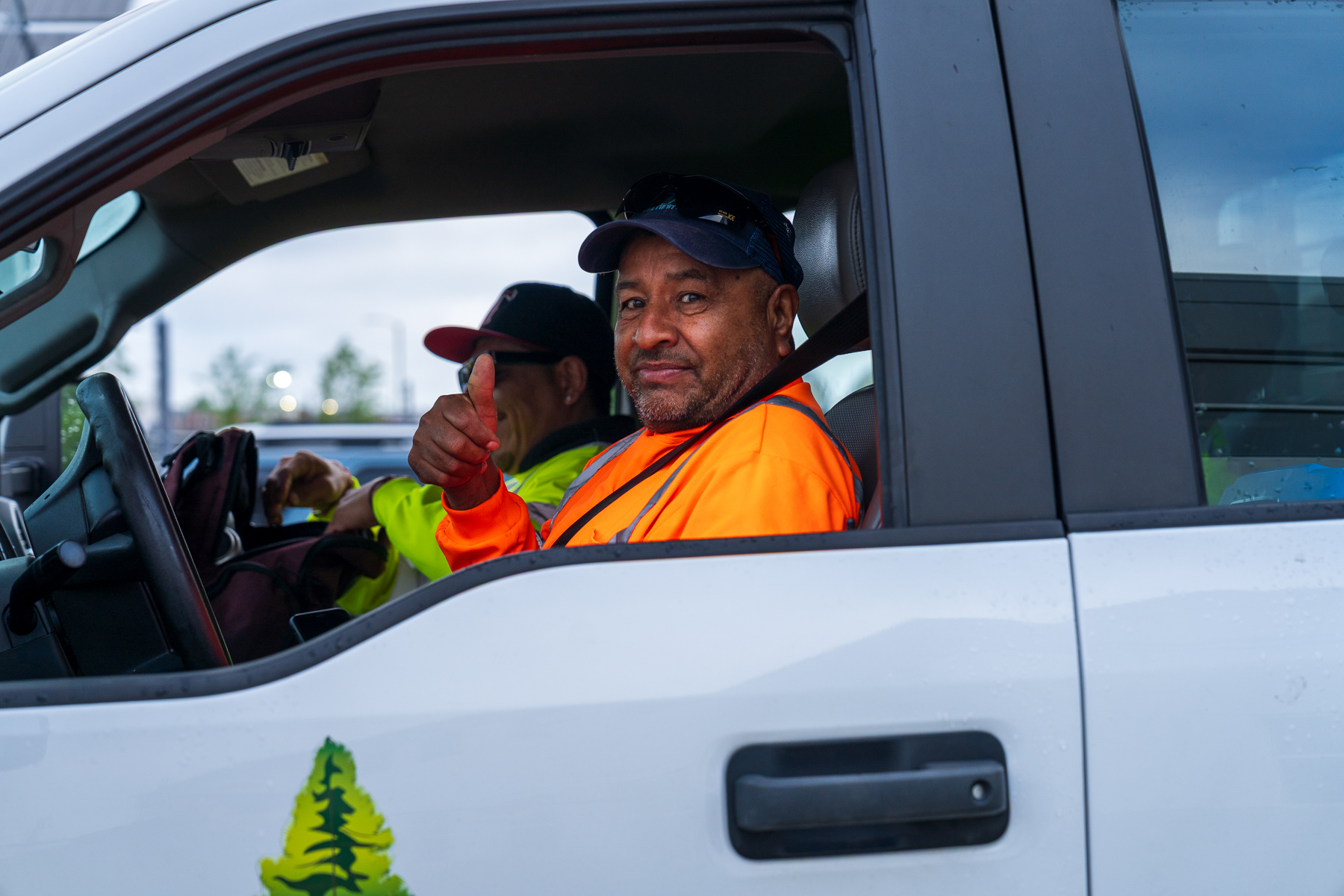 crew thumbs up truck